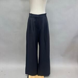 Abercrombie & Fitch Sloane Tailored Wide‎ Leg Pant in Black Size 8/29 NWT